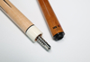 Carbonized Maple Shaft Pool Cue with Leather Grip 
