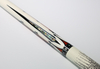 "Dragon" Art Billiard Cue | White Urethane with Metal Accent Pool Cue