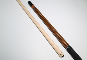 Luxury Pool Cue | Bocote Wood & Leather Grip Billiard Cue