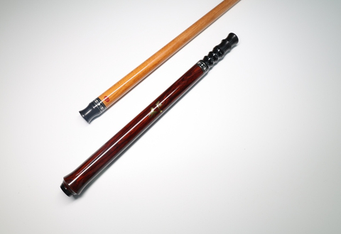 High Performance Bocote Pool Jump Cues with Carbonised Maple Shaft