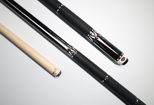 Modern Billiard Cue with Red/White Urethane Pool Cue