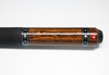 Luxury Pool Cue | Bocote Wood & Leather Grip Billiard Cue
