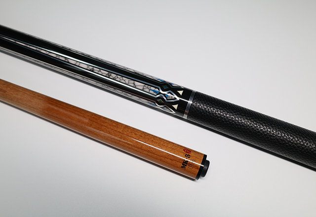 Carbonized Maple Shaft with Mother-of-Pearl Inlay Pool Cue