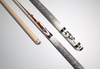 "Dragon" Art Billiard Cue | White Urethane with Metal Accent Pool Cue