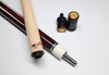 Cocobolo Pool Cue | Ivory & Paua Shell Inlay Billiard Cue