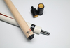 "Dragon" Art Billiard Cue | White Urethane with Metal Accent Pool Cue